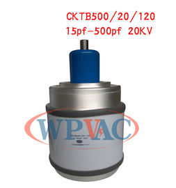 comprar Capacitor variável 15~500pf 20KV do vácuo pequeno para a máquina da madeira do aquecimento do HF online manufacture